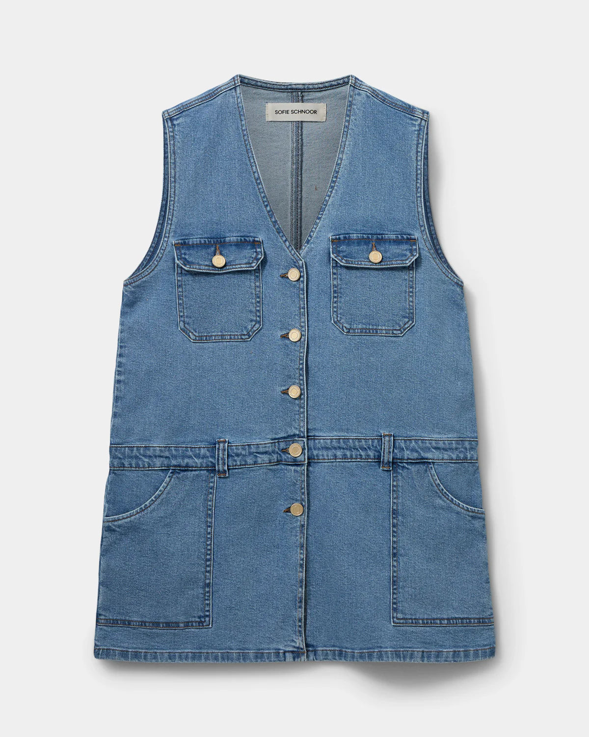 ALBERTINE Dress Denim blue