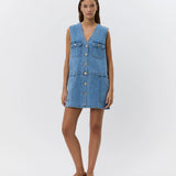 ALBERTINE Dress Denim blue