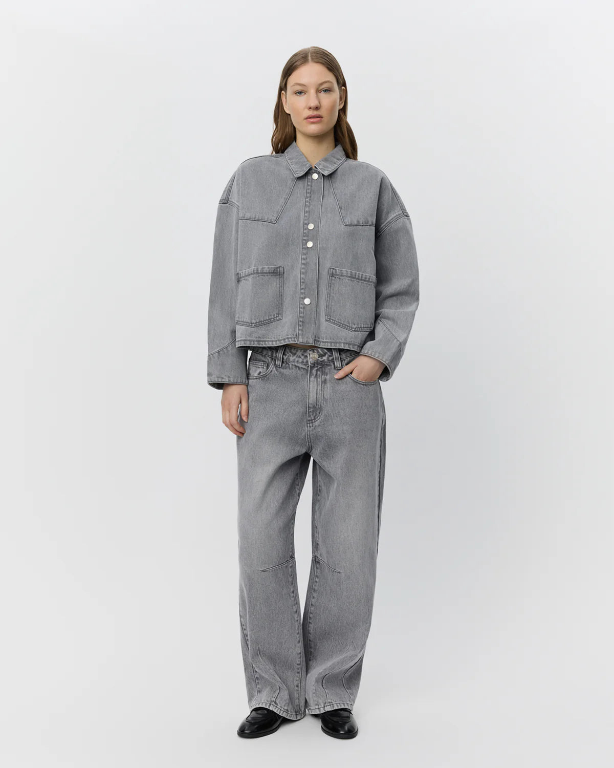 AMAYA Jacket Stone grey
