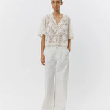 ATHENA Trousers Off white