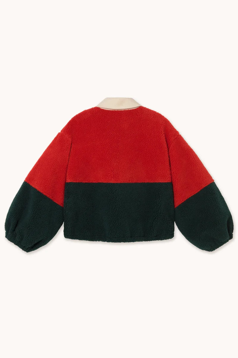 Color Blocked Sherpa Jacket