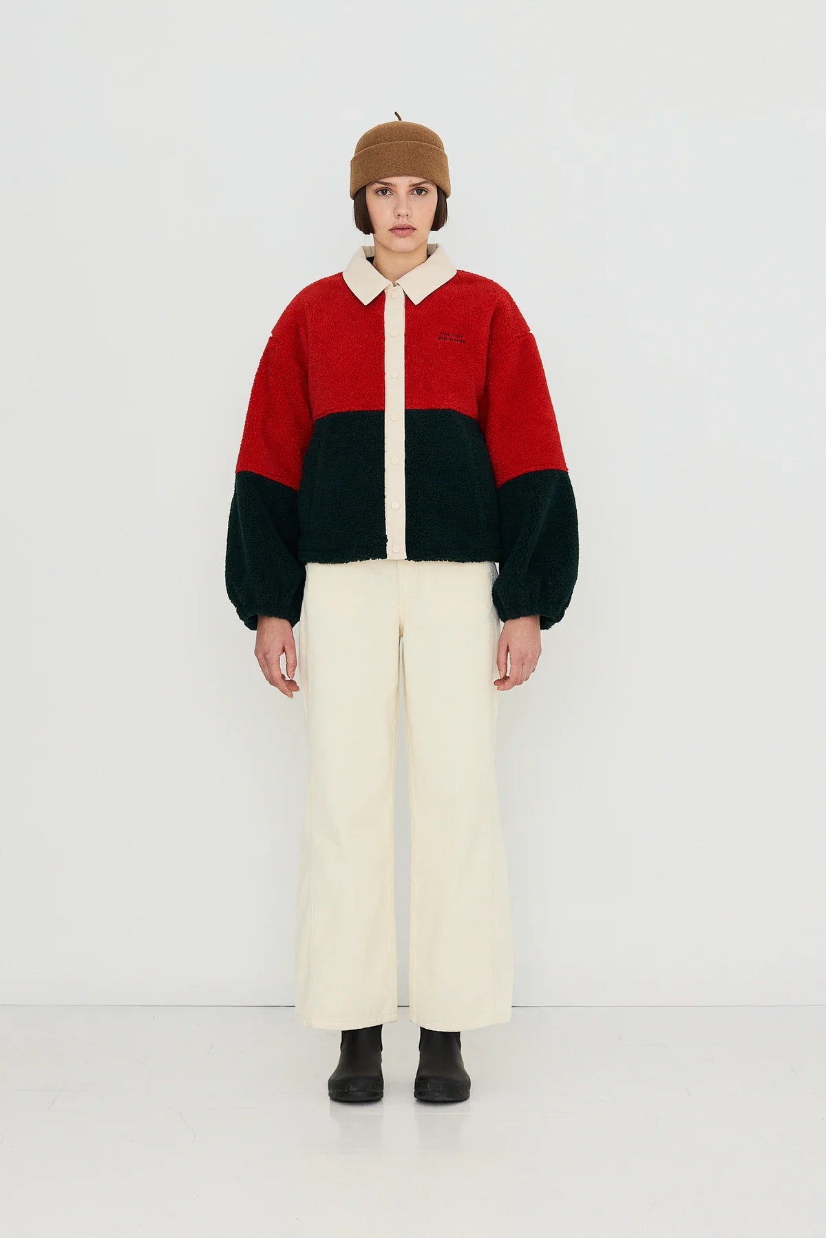 Color Blocked Sherpa Jacket