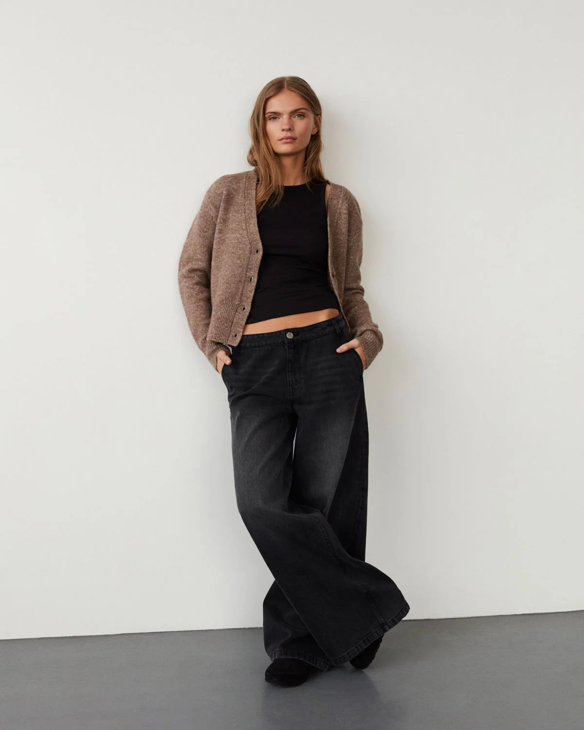 AZZISW Jeans Black