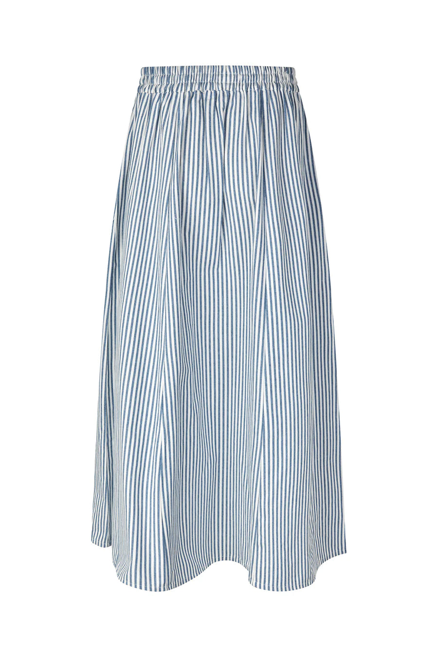 AKANELL Maxi skirt Stripe blue