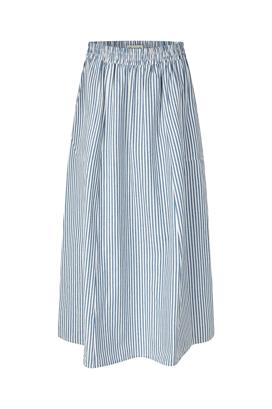 AKANELL Maxi skirt Stripe blue
