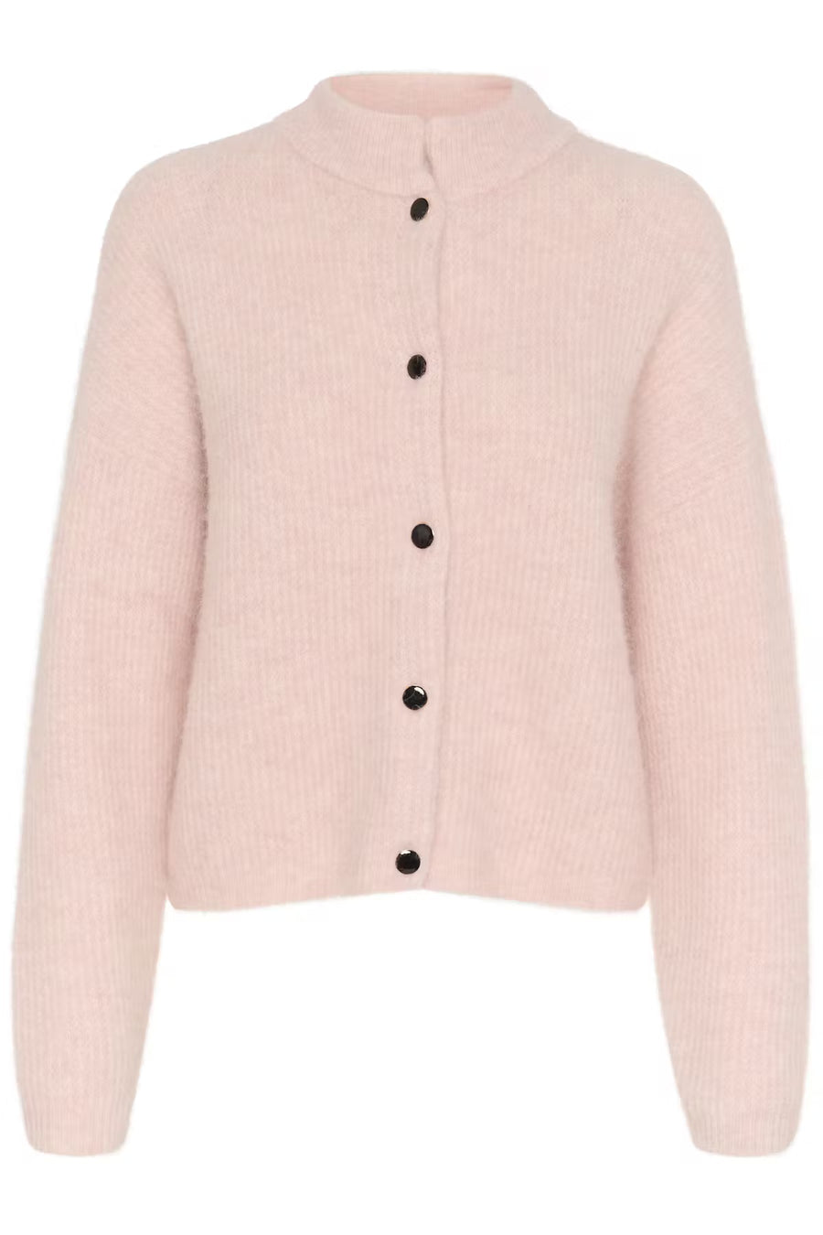 ALPHA GZ short cardigan Rose grey melange