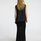 SLFNIVA HW Knit skirt Black