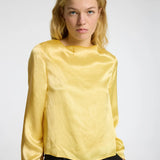 SLFSELENE LS Draped Neckline Top