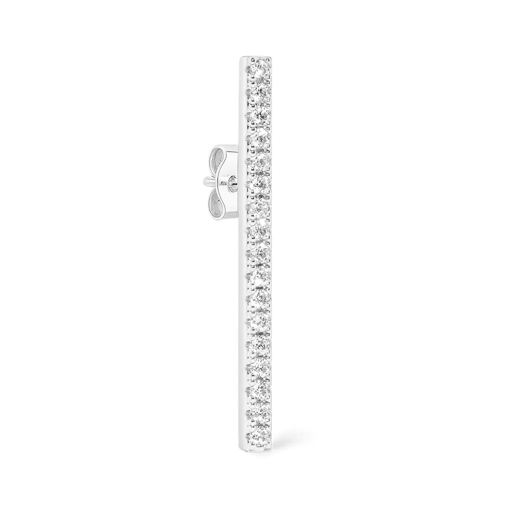 BARI Diamond Earstud SILVER