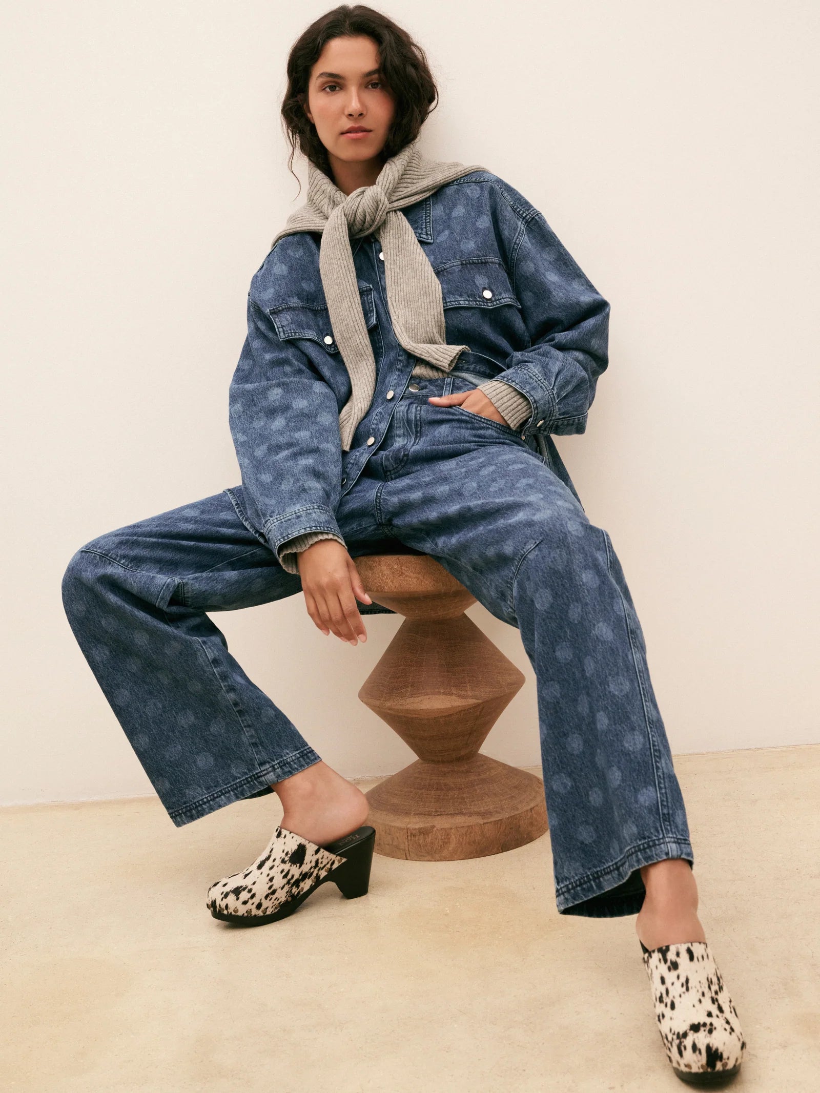 BARRELH25 Denim Dot
