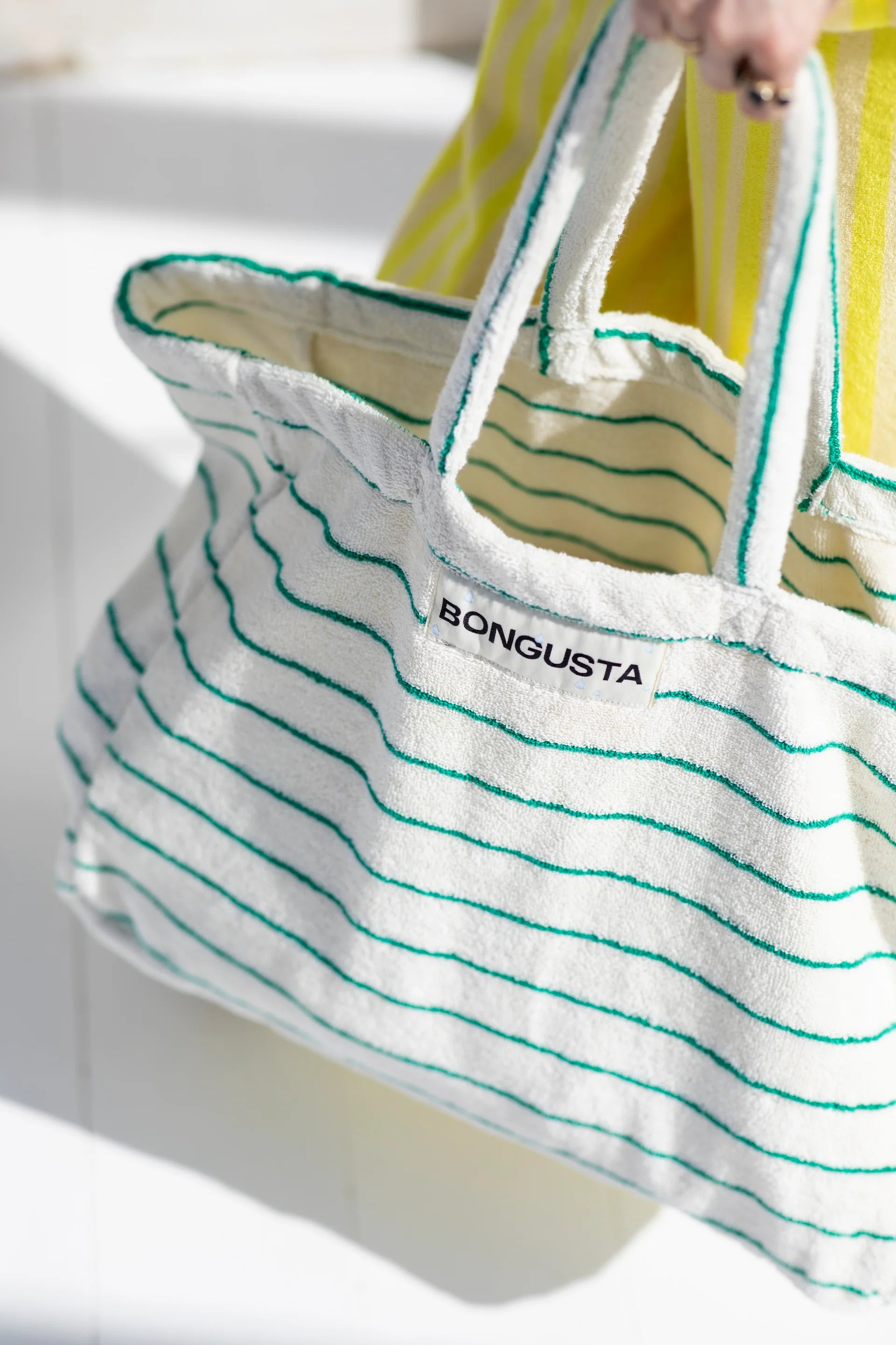 NARAM Weekend Bag PURE WHITE & GRASS