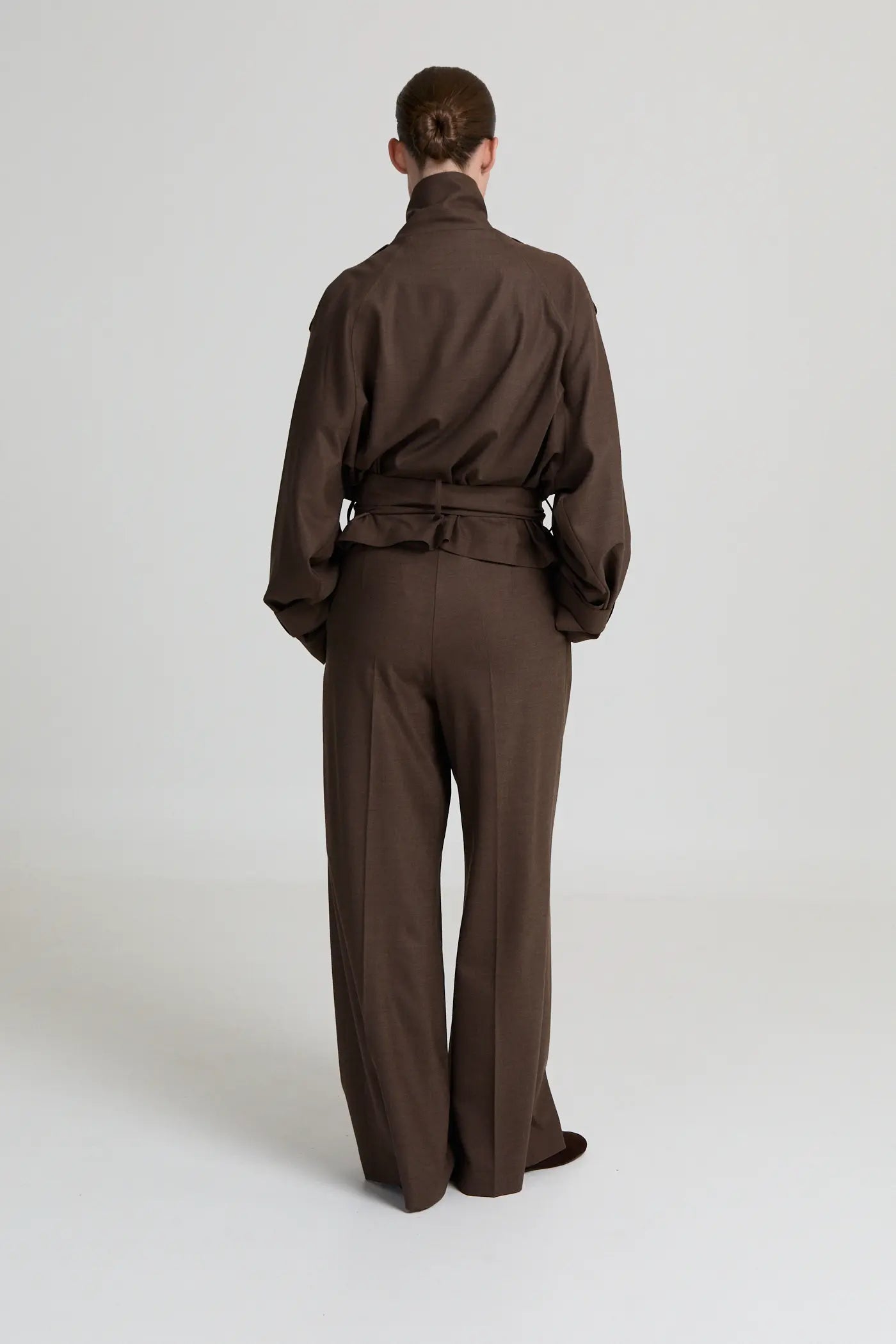 CAMILLE Pants - Brown Melange