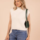 AUDREY mini PINE GREEN Classic Leath