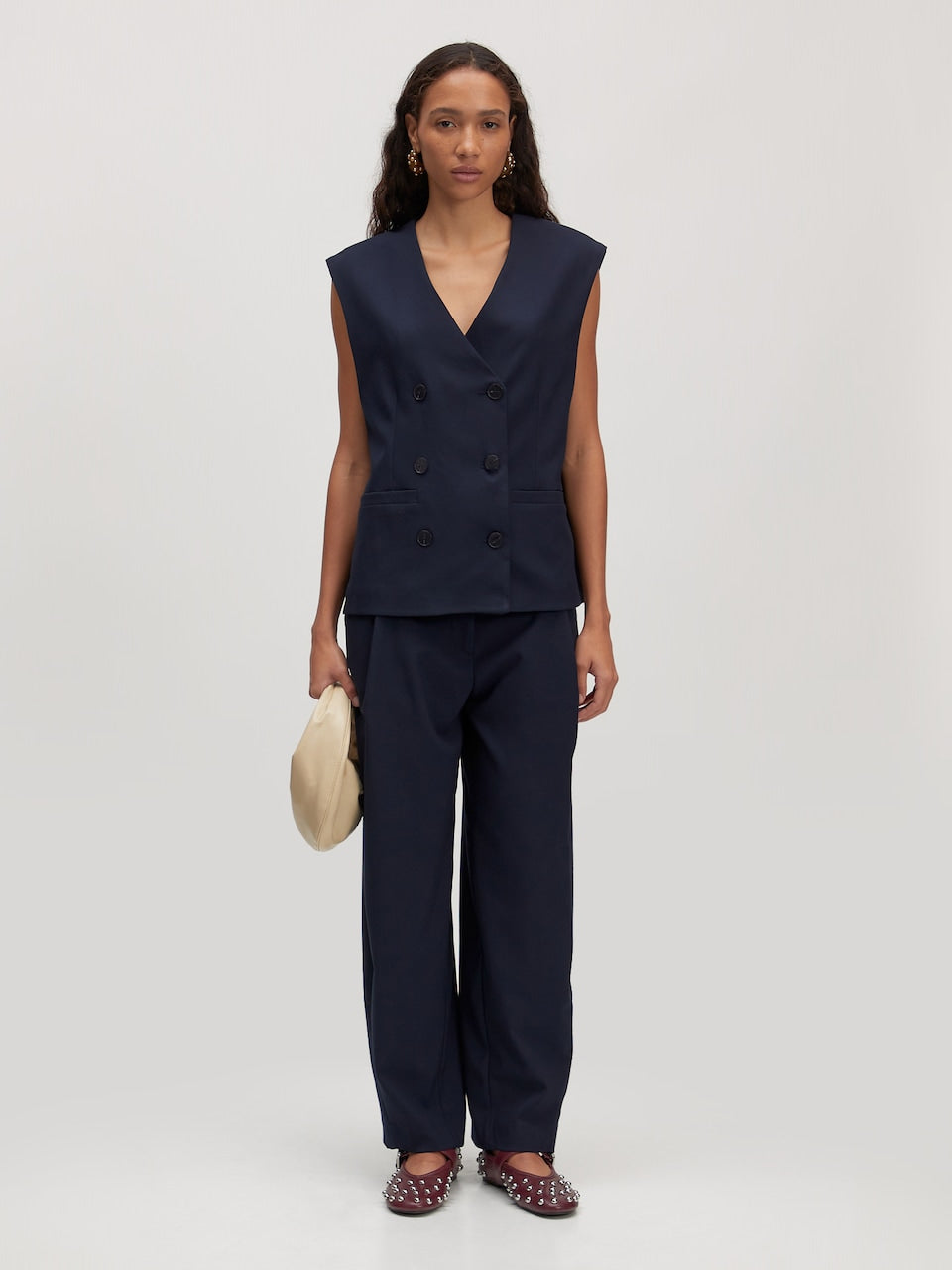 GLENI Trousers - Night sky