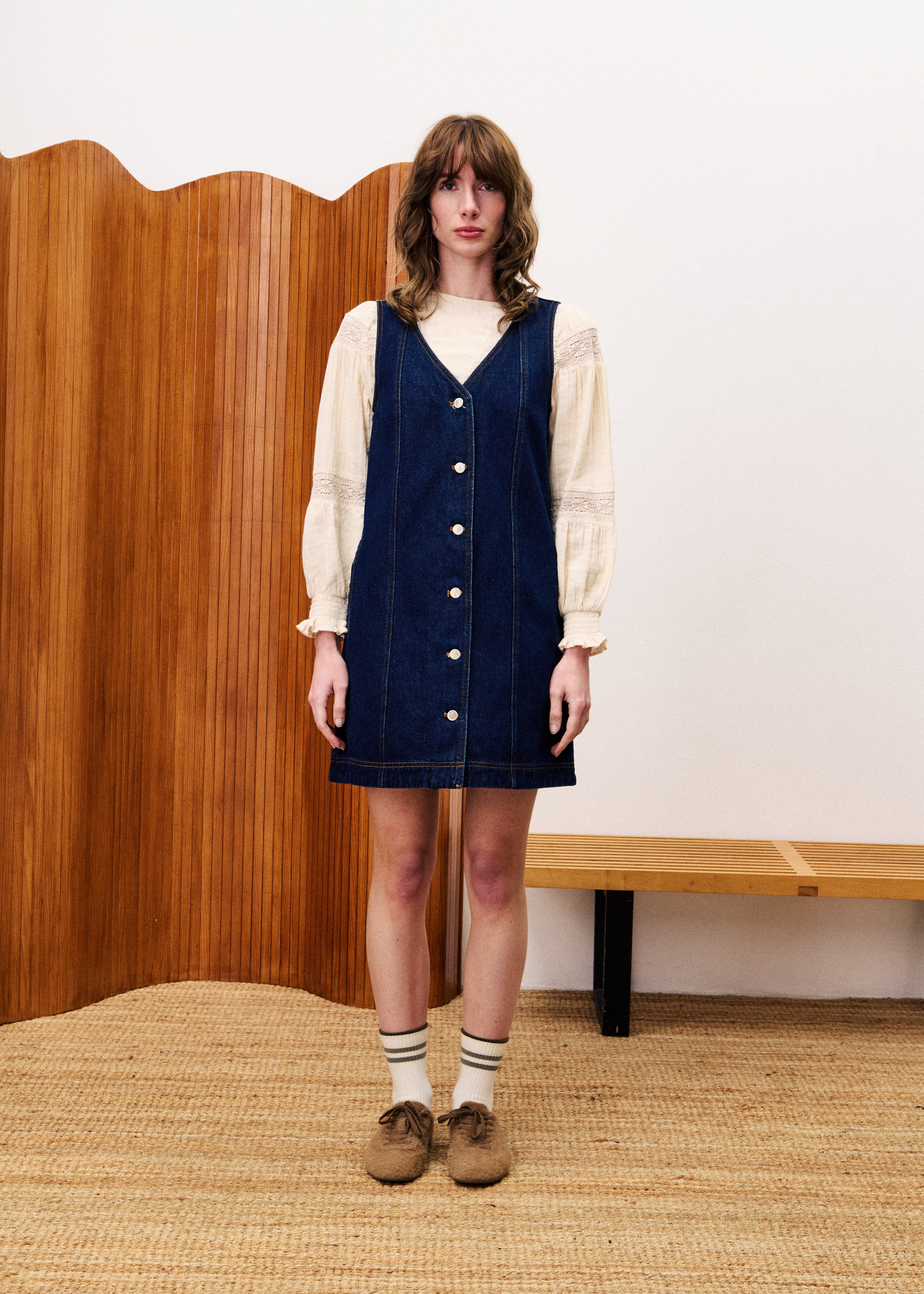 NALA Dress - Dark Blue Denim