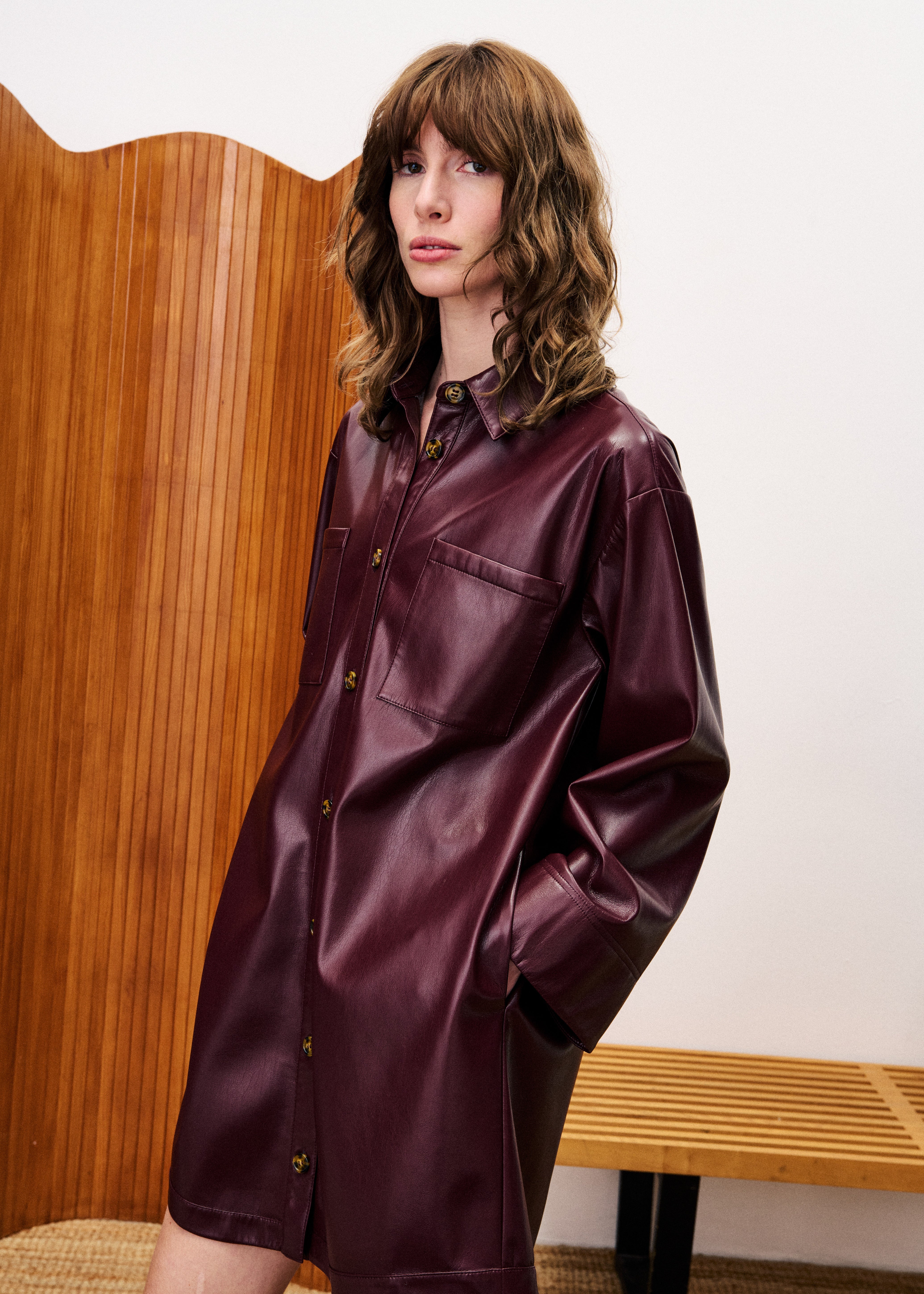 ERNAUX Dress - Bordeaux
