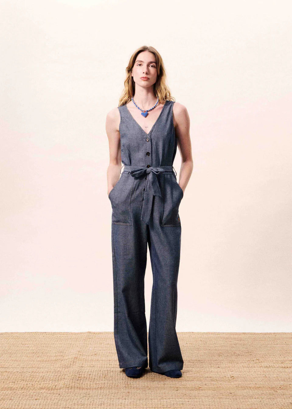 VICHAYITO jumpsuit BLUE
