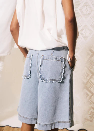 GASPARE bermuda JEANS