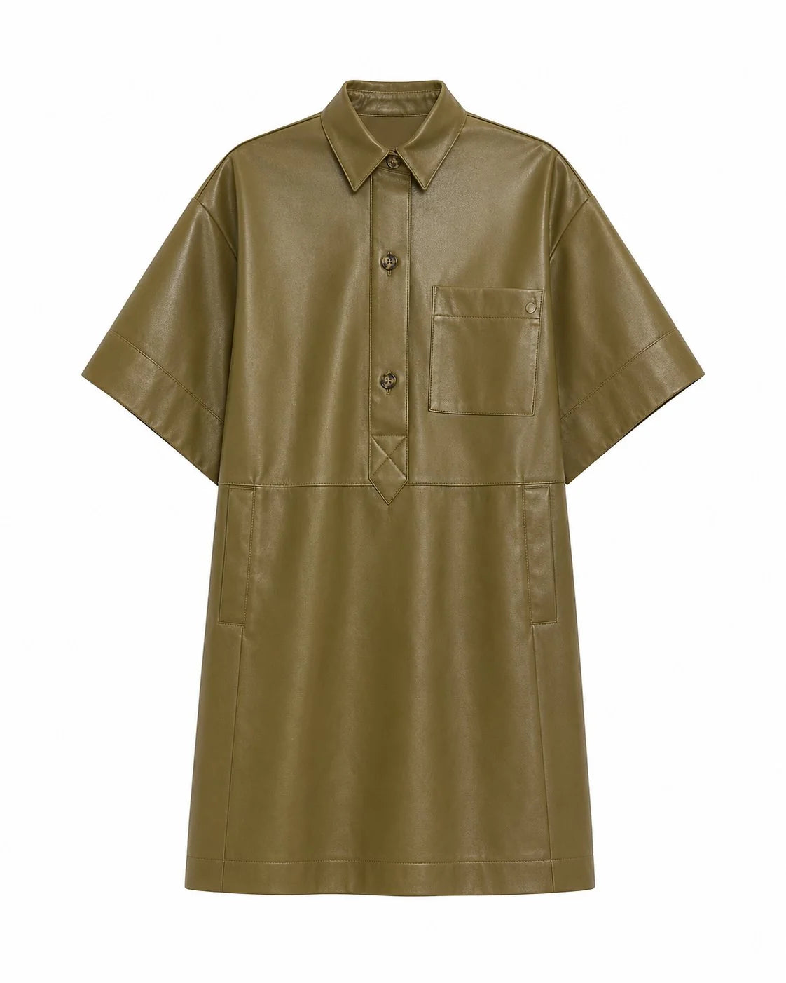 HARTER Dress - Kaki