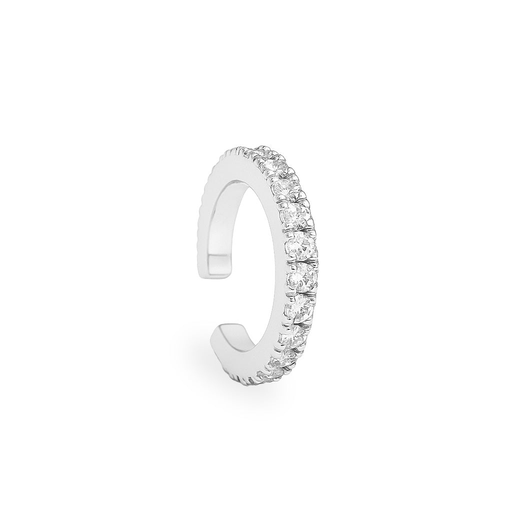 CLASSIC Diamond Earcuff SILVER