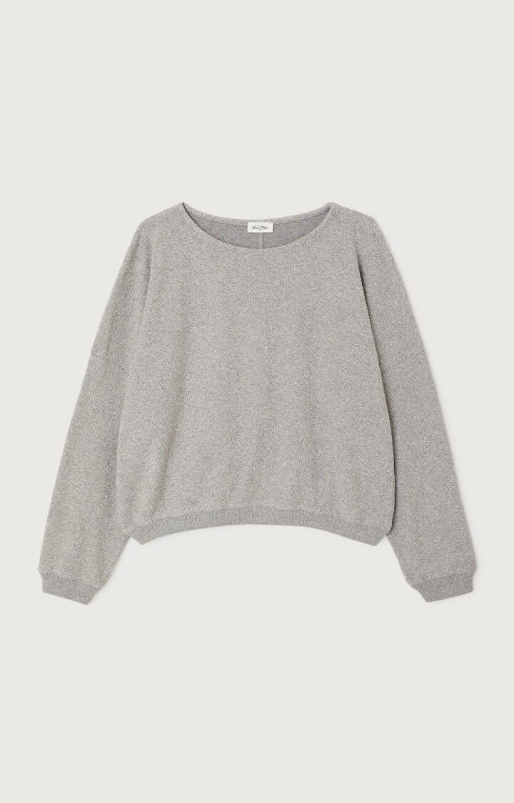 CLU03AH26 Sweat Ample Col - Carbone