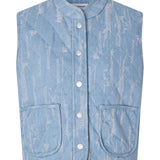 CAIROLL Vest Washed Denim