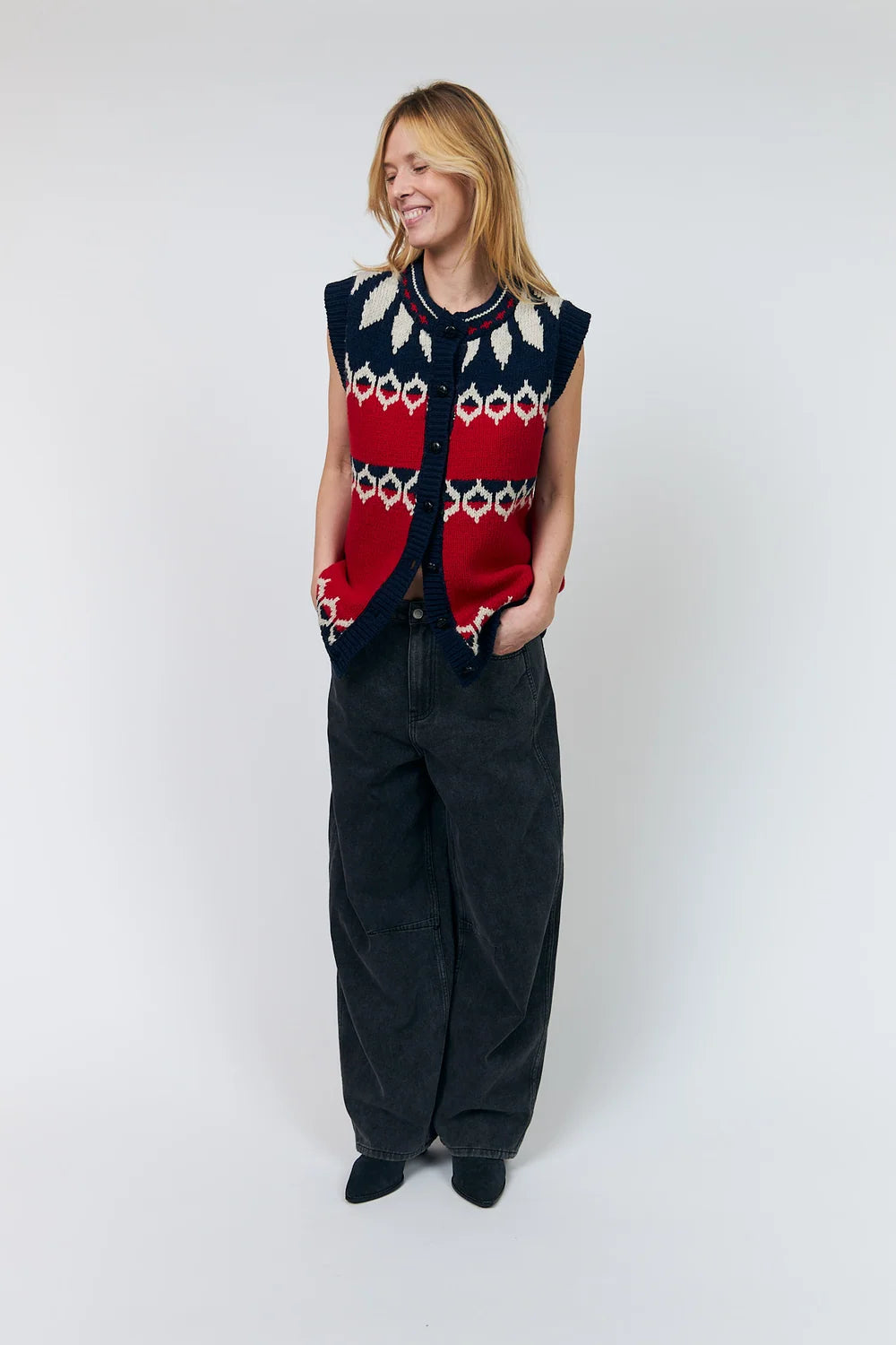 CLEOLL Knit vest