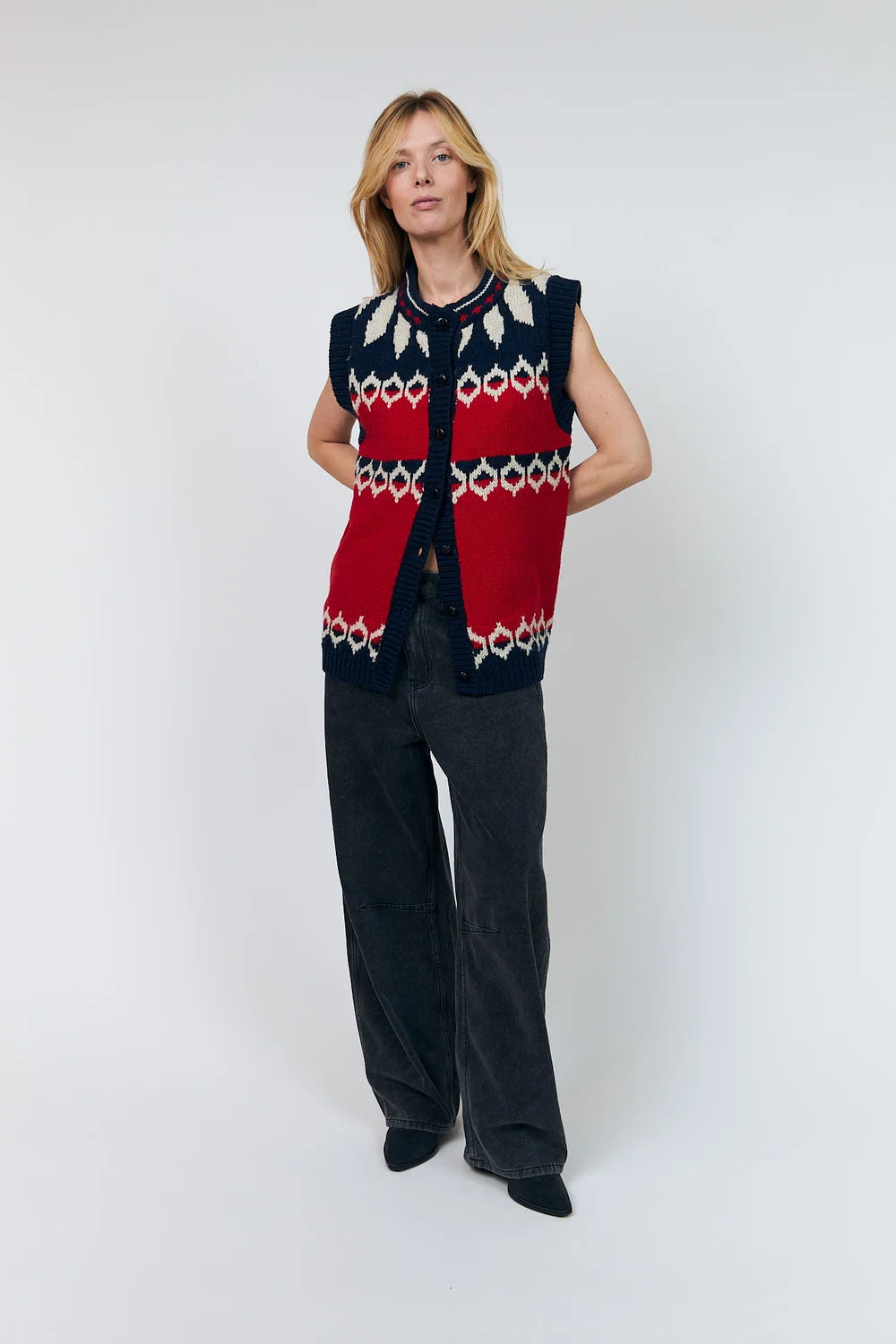 CLEOLL Knit vest