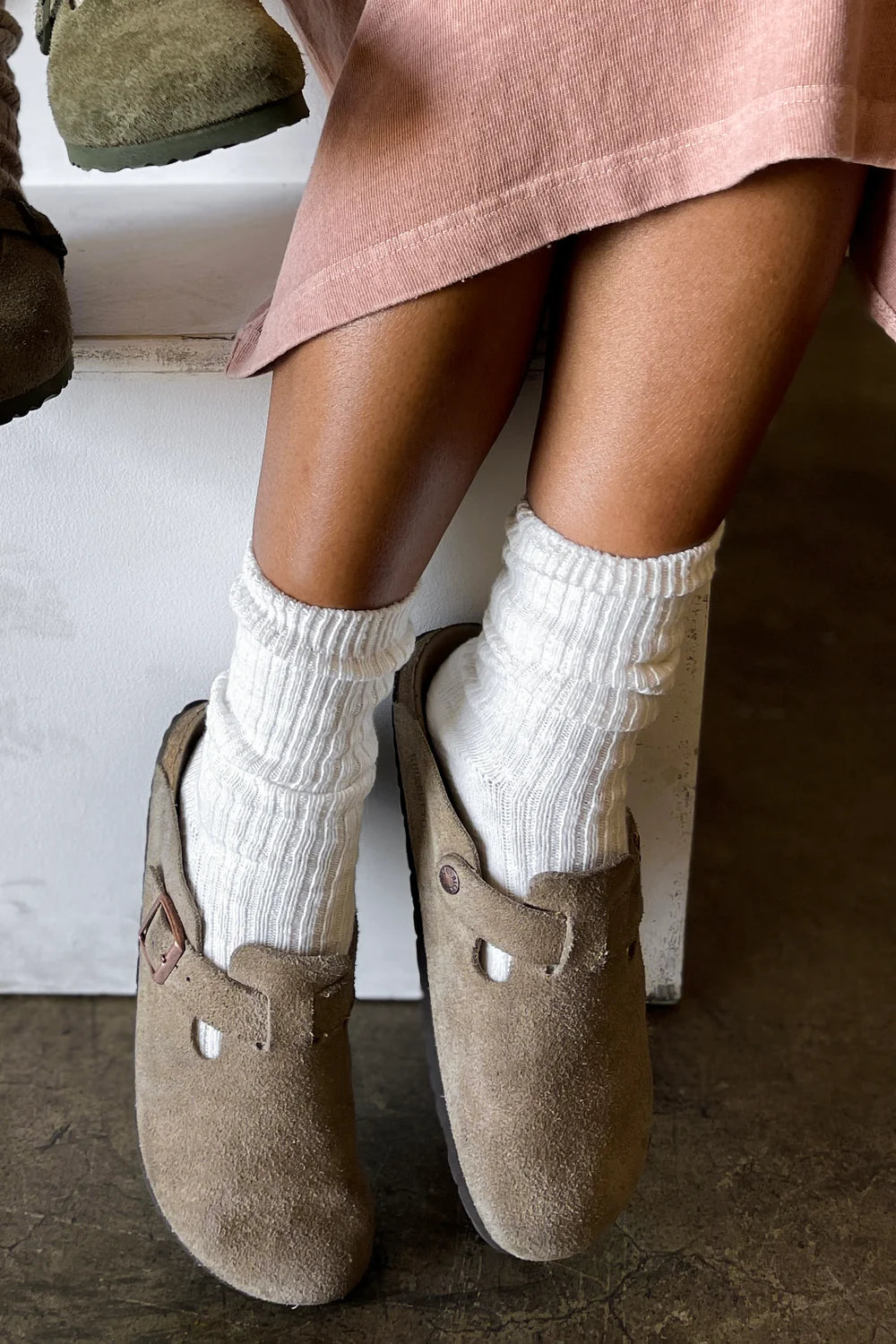 COTTAGE socks - White Linen