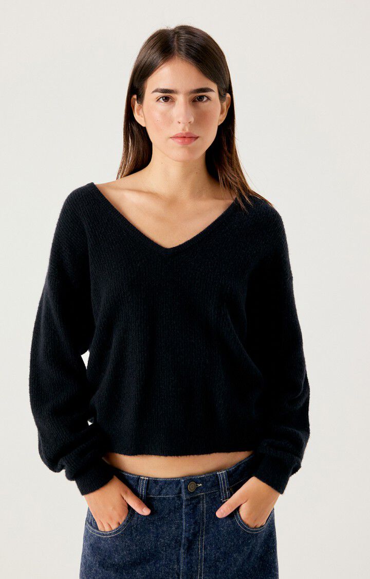DAM18JH Pull Ample Col - Noir