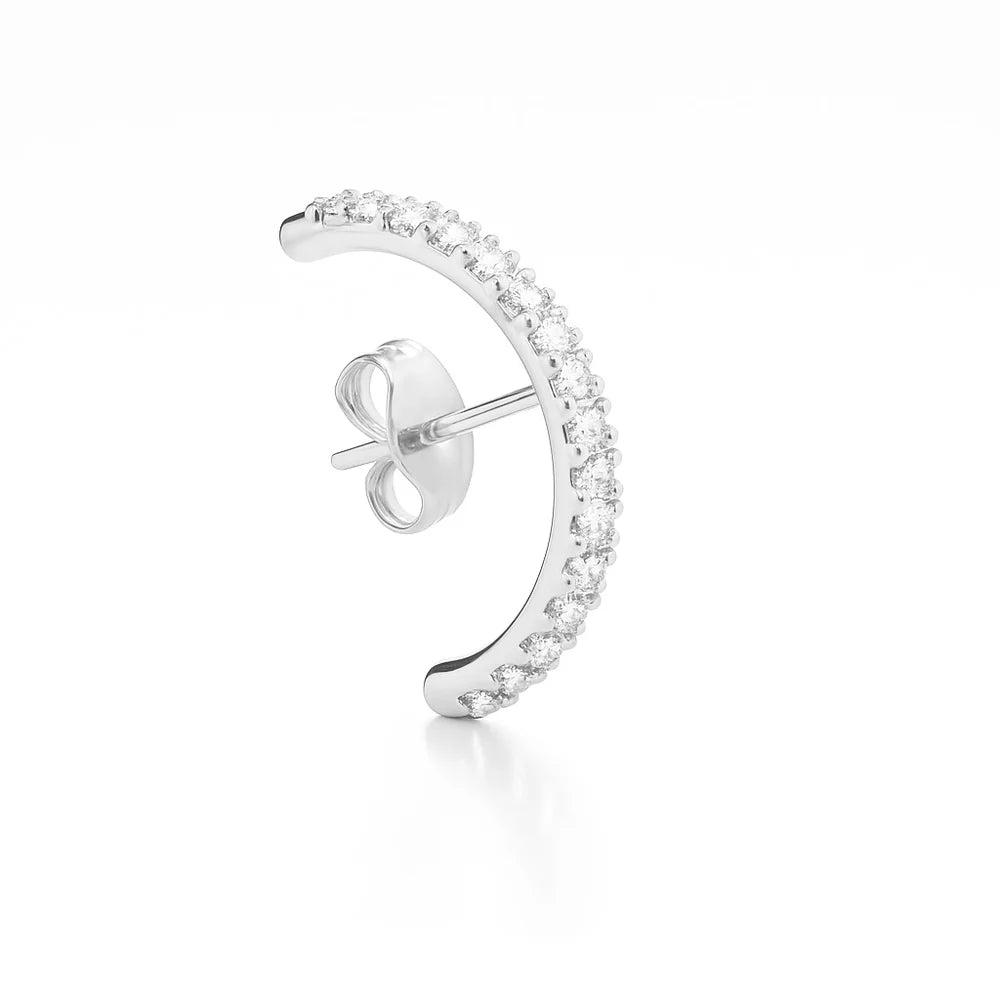DIAMOND HUG Earstud SILVER