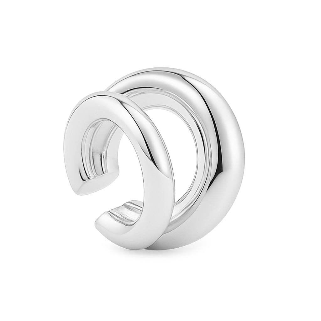 DOUBLE KOS Earcuff SILVER