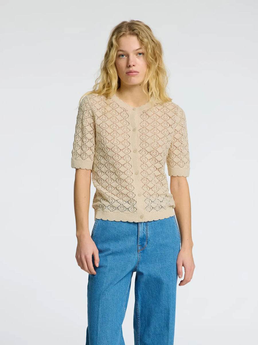 SLFSOFIA Knit cardigan Birch