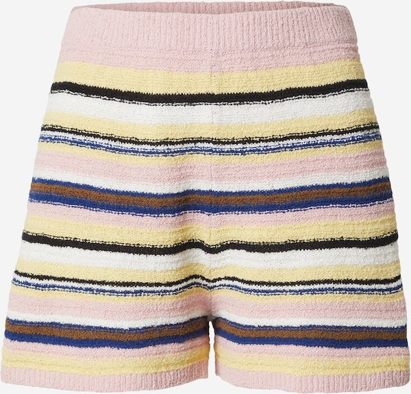 ODILIE knit short MULTICOLORED STRIPES
