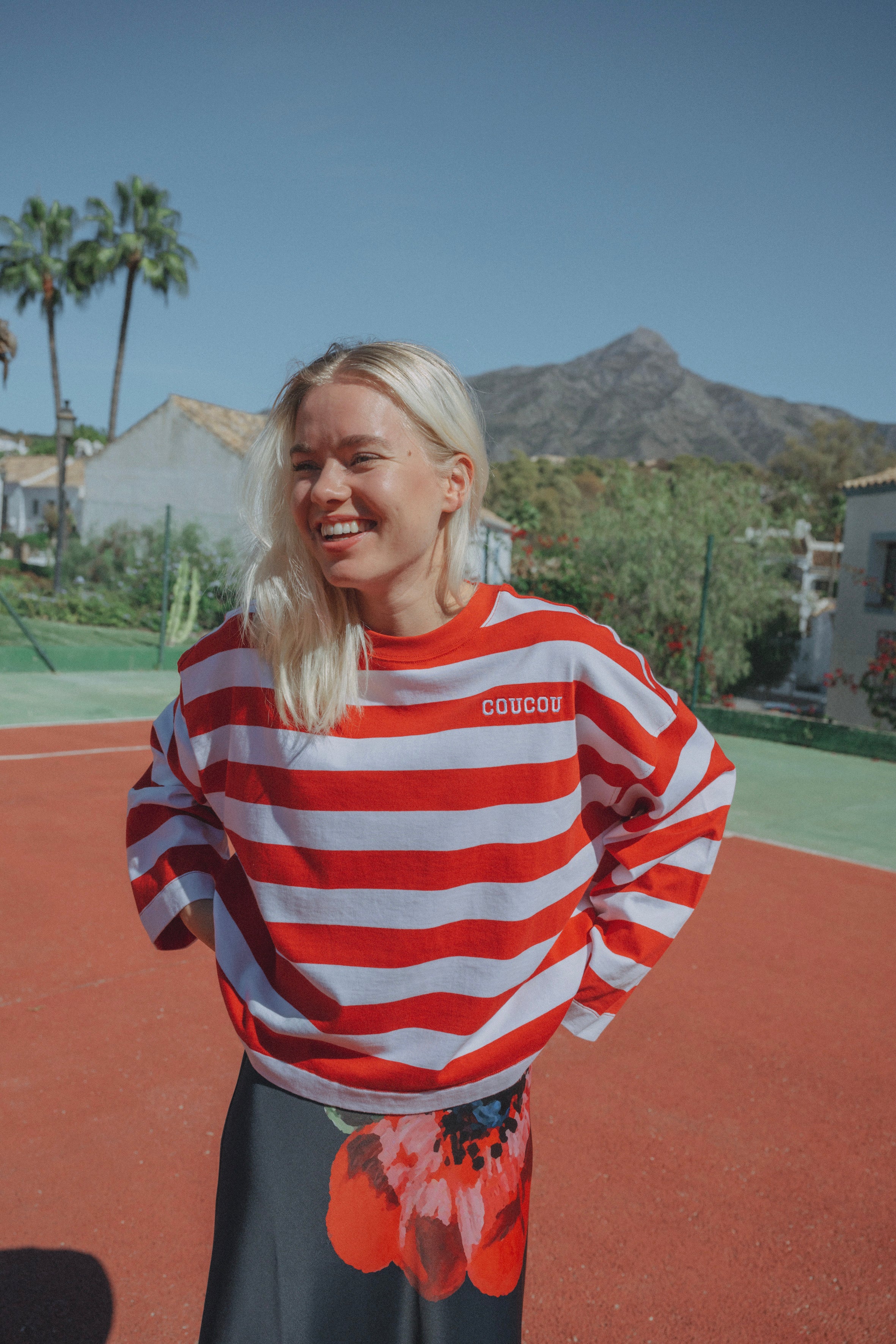 PANCAKE T-Shirt - Striped Red