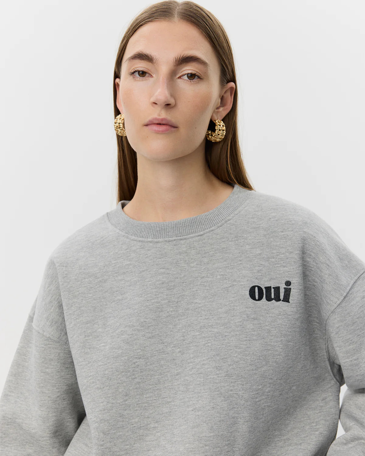 ELINESW Sweatshirt Grey Melange