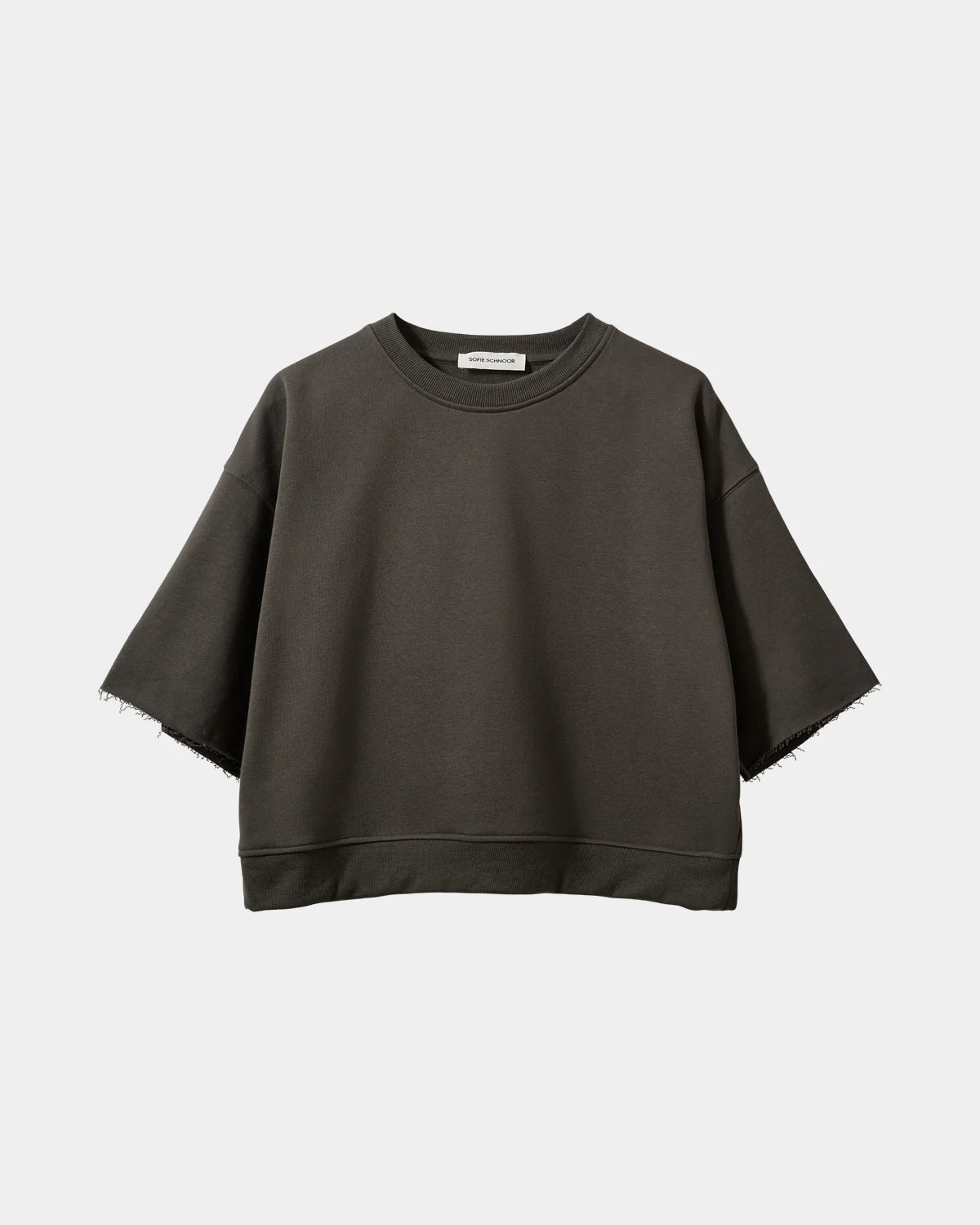 ELOISESW Short Sleeve Sweatshirt - Warm Stone