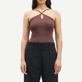 SANINA Top BROWN STONE