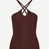 SANINA Top BROWN STONE
