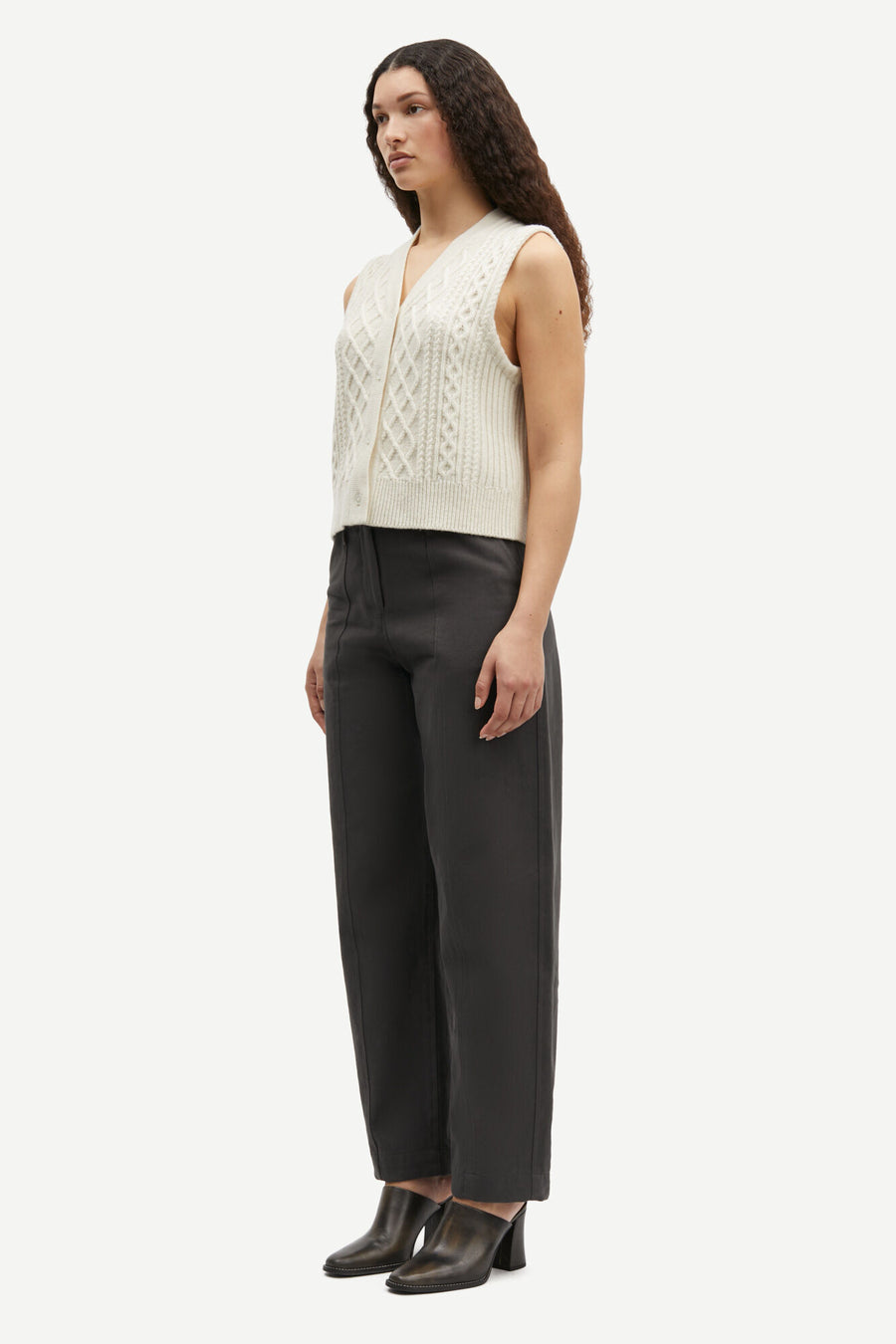 SADIDE Trousers BLACK OYSTER