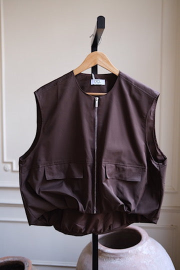 LOU Vest - Brown