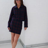 MAGGIE Skirt blue & burgundy