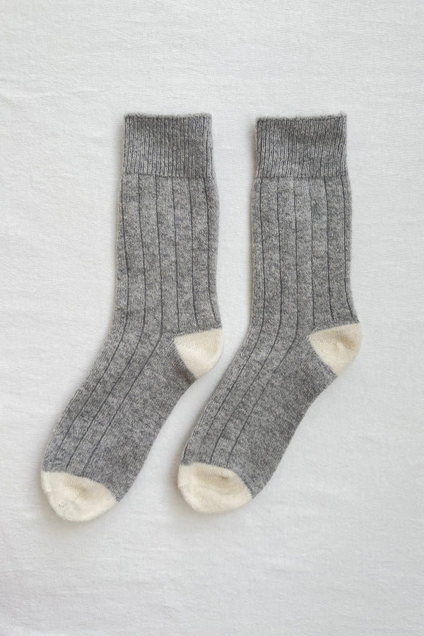 Cashmere Socks GREY MELANGE