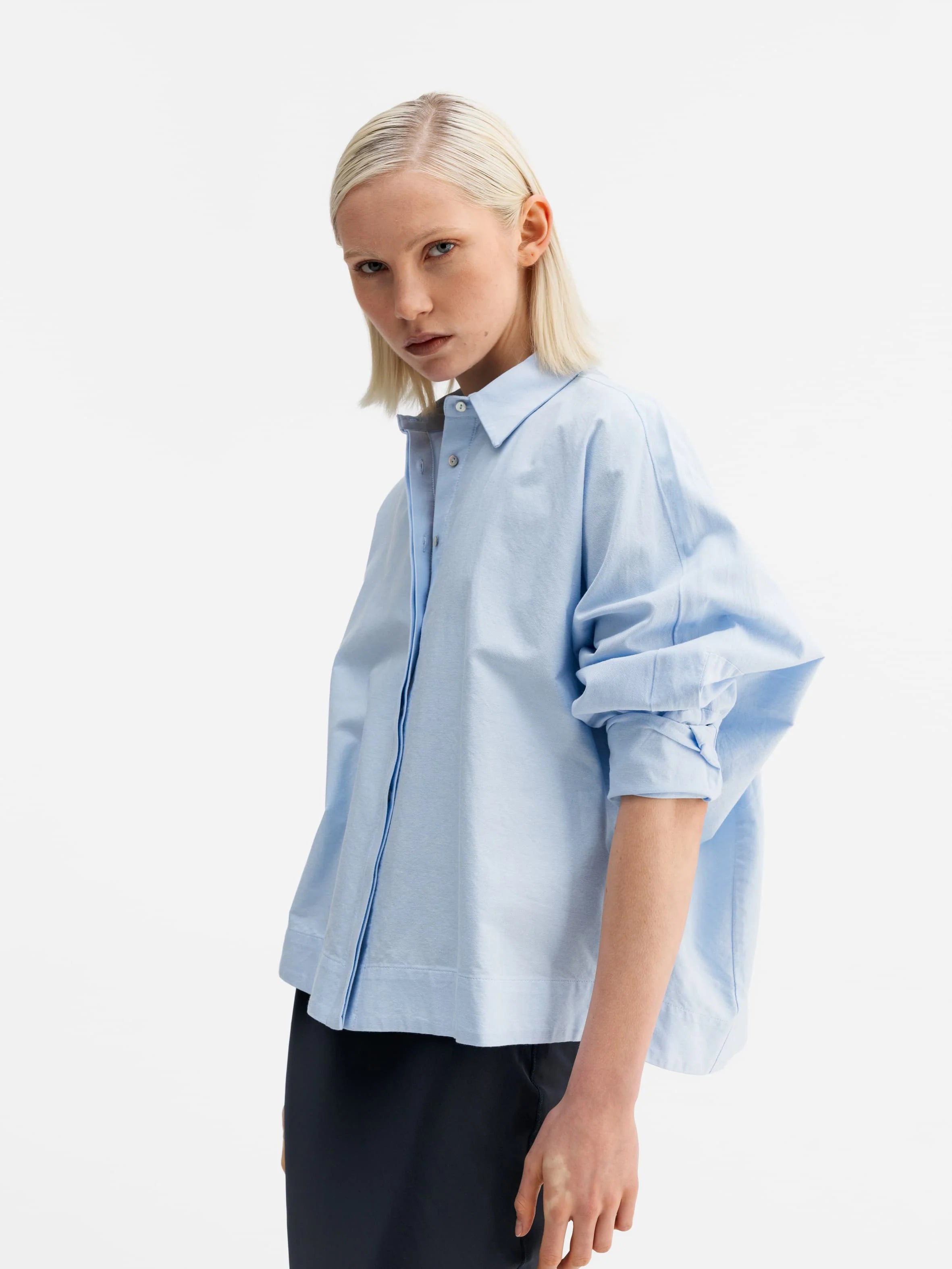 GIGI Oxford Shirt - Light Blue