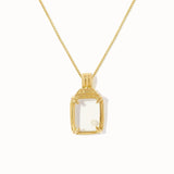 FRAMED PEARL necklace GP