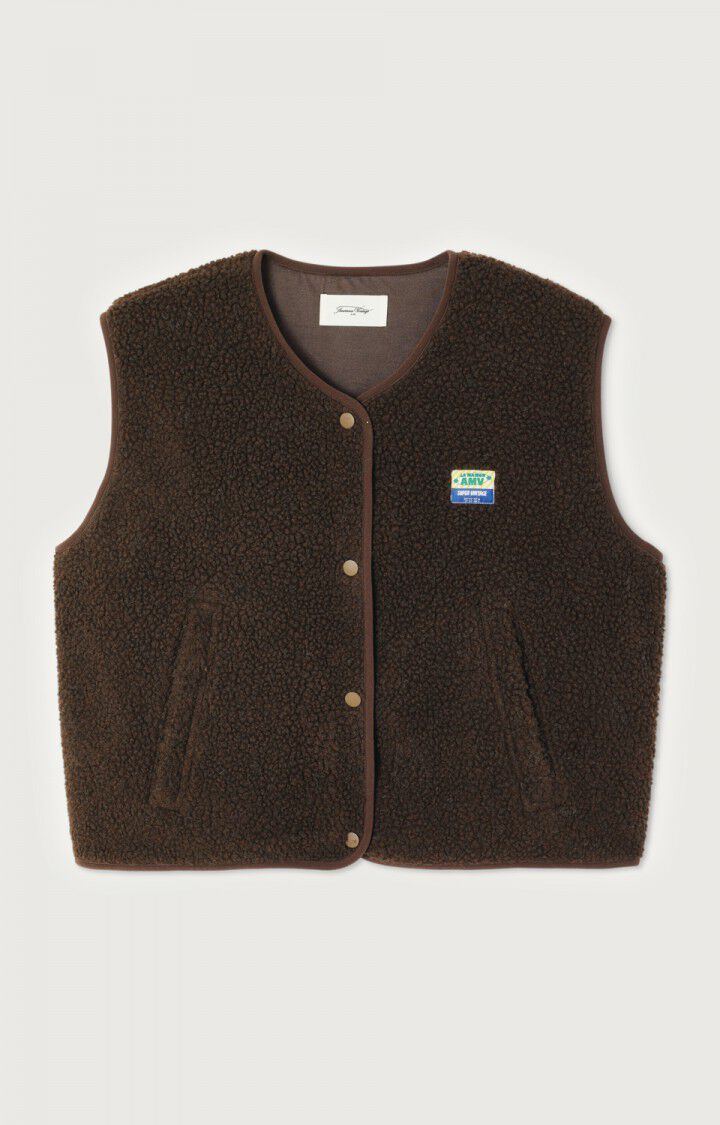 HOK16 Teddy Gilet - Marron