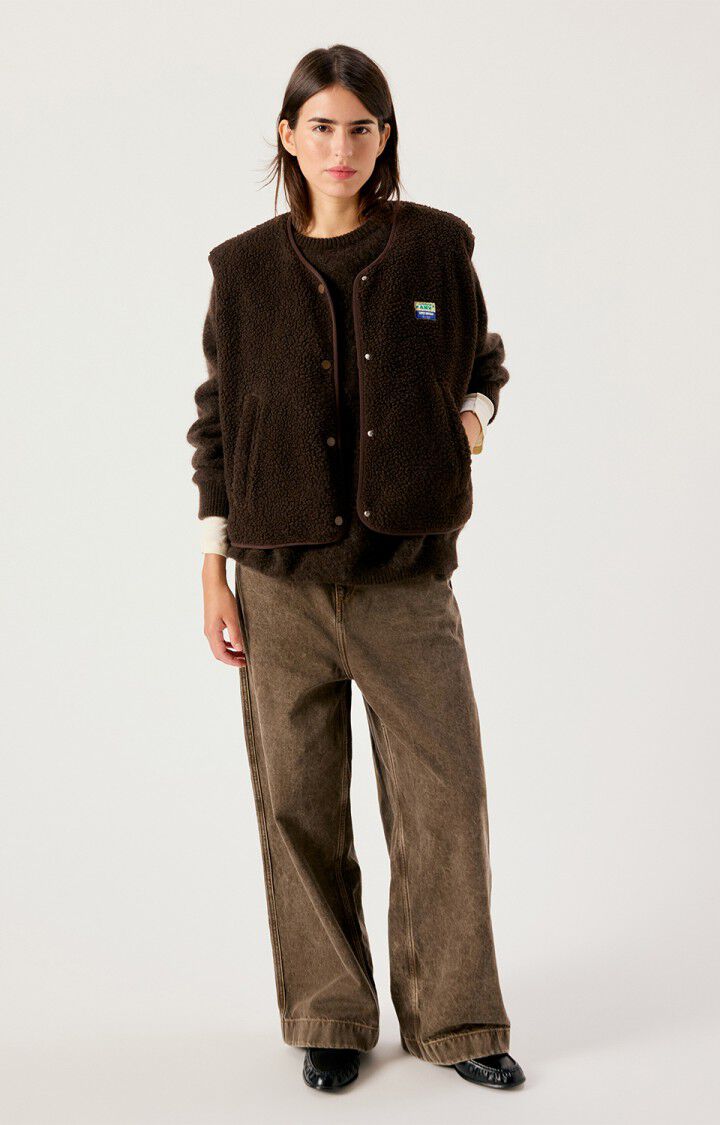 HOK16 Teddy Gilet - Marron