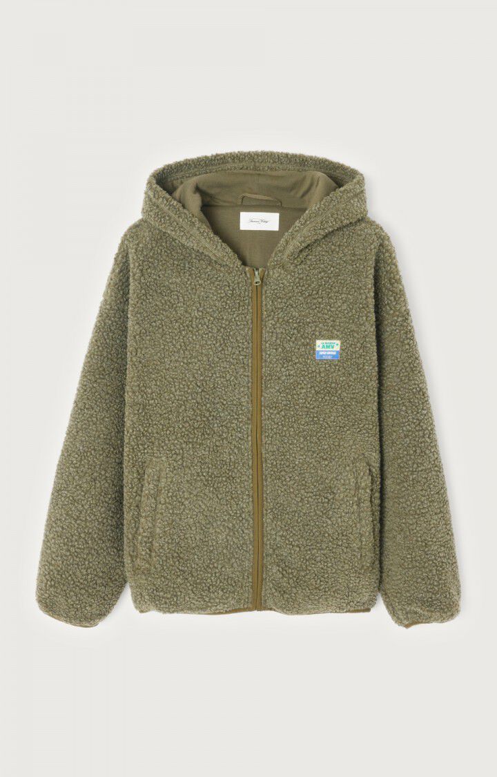 HOK16EH25 Teddy Vest Capuchon - Khaki