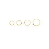HIGHER LEVEL HAMMERED Earring GP
