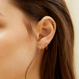 HIGHER LEVEL HAMMERED Earring GP